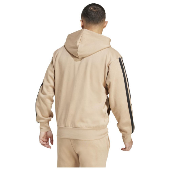 Adidas Ανδρική ζακέτα Essentials 3-Stripes Fleece Full-Zip Hoodie Adidas Ανδρική ζακέτα Essentials 3-Stripes Fleece Full-Zip Hoodie